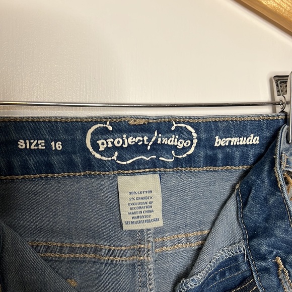 Project Indigo Denim Bermuda Shorts - Picture 4 of 5